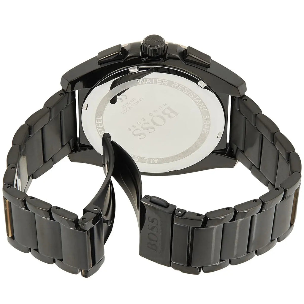 Hugo Boss Grandmaster 1513885 Gunmetal Rose Gold Chronograph Men's Watch