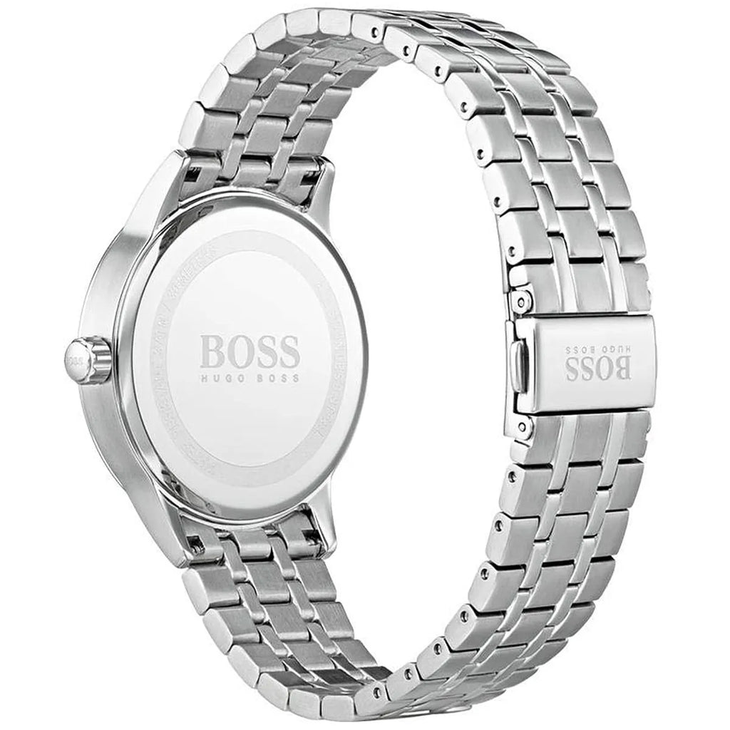 Hugo Boss Officer 1513614 Silver-Tone Black Dial Men's Watch