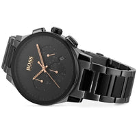 Hugo Boss Peak 1513814 Gunmetal Grey IP Silver Accents Men's Watch