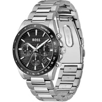 Hugo Boss Strike 1514290 Silver-Tone Black Dial Chronograph Men's Watch