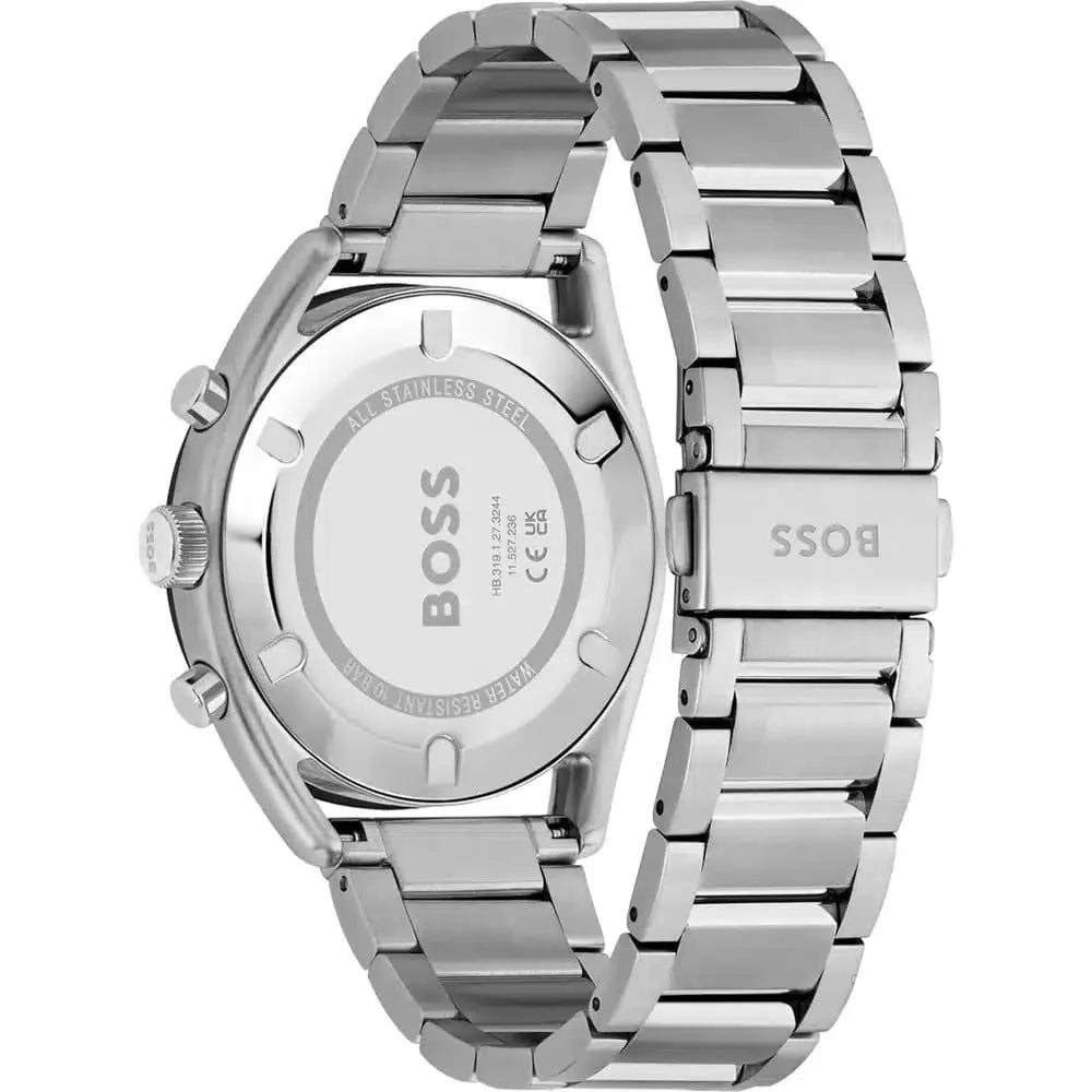 Hugo Boss Top 1514093 Silver-Tone Blue Dial Chronograph Men's Watch