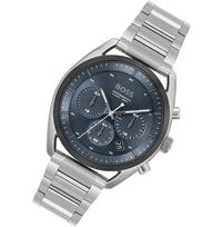 Hugo Boss Top 1514093 Silver-Tone Blue Dial Chronograph Men's Watch