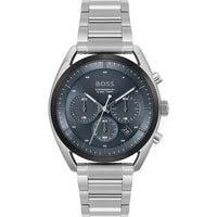 Hugo Boss Top 1514093 Silver-Tone Blue Dial Chronograph Men's Watch