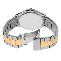 Michael Kors MK4735 Women’s Silver Dial Two-Tone Stainless Steel Crystal Logo Watch