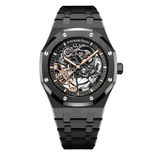 Audemars-piguet - royal oak double balance wheel - Black