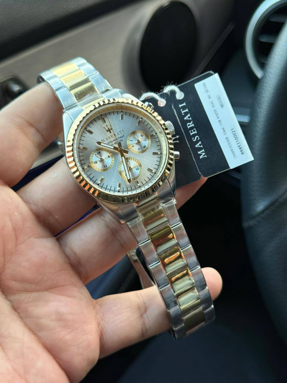 Maserati Competizione R8853100021 Two-Tone Silver Gold Stainless Steel Watch