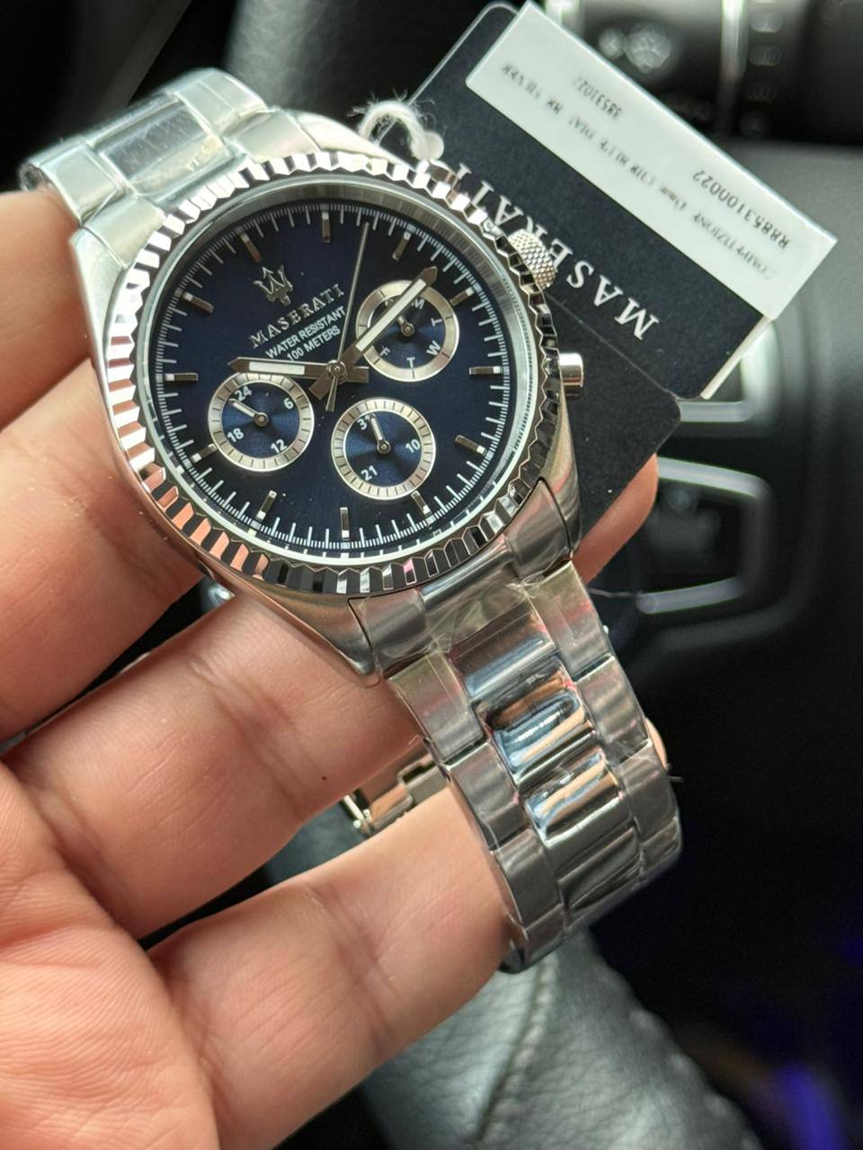 Maserati Competizione R8853100022 Silver Stainless Steel Blue Dial Watch