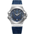 Maserati Potenza R8851108015 Silver Case Blue Dial Blue Leather Watch