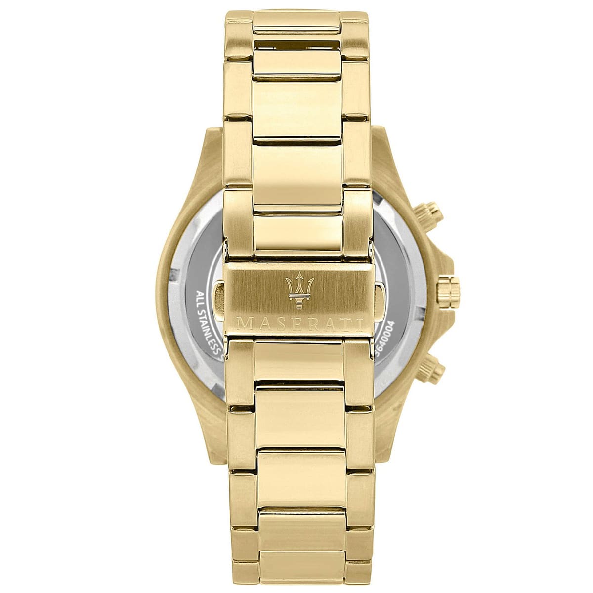 Maserati Sfida R8873640005 Full Gold Green Bezel Chronograph Men's Watch