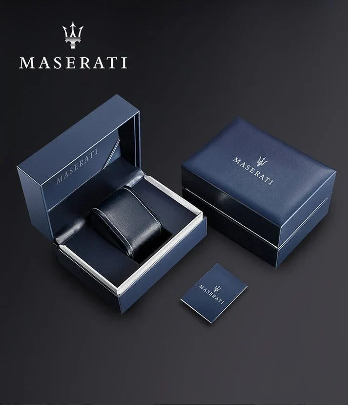 Maserati Traguardo R8873612047 Silver & Rose Gold Black Dial Men's Watch