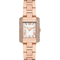 Michael Kors Emery MK7512 Rose Gold Rectangular Watch