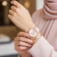 Michael Kors Jessa MK6946 Rose Gold-Tone Pink Dial Pink Rubber Women's Watch