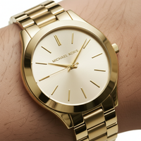 Michael Kors Slim Runway MK3179 Full Gold Watch