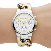 Michael Kors Runway Twist MK3199 Two-Tone Chain Watch