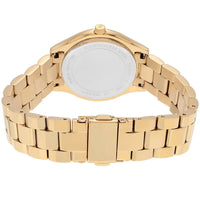 Michael Kors Mini Slim Runway MK3477 Gold Logo Watch