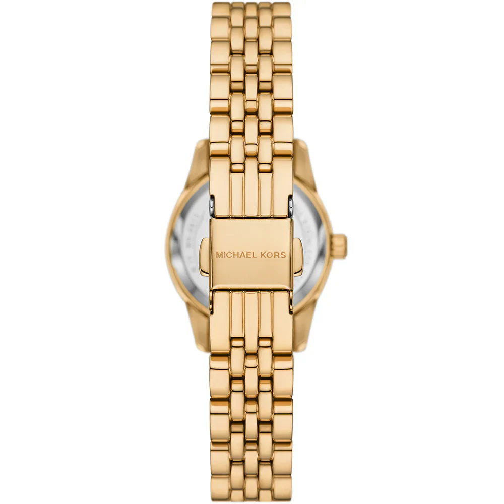 Michael Kors Lexington Mini MK4813 Gold Tone Turquoise Stone Dial Watch
