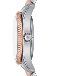 Michael Kors Lexington MK4817 Two-Tone Silver & Rose Gold Crystal Watch