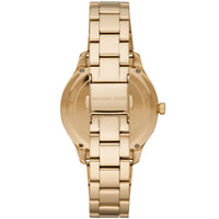 Michael Kors Runway MK6682 Gold & Black Studded Logo Watch