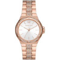 Michael Kors Lennox MK7362 Rose Gold Watch with Pavé Crystal Bracelet