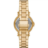 Michael Kors Maren MK7516 Gold-Tone Crystal Rectangular Watch