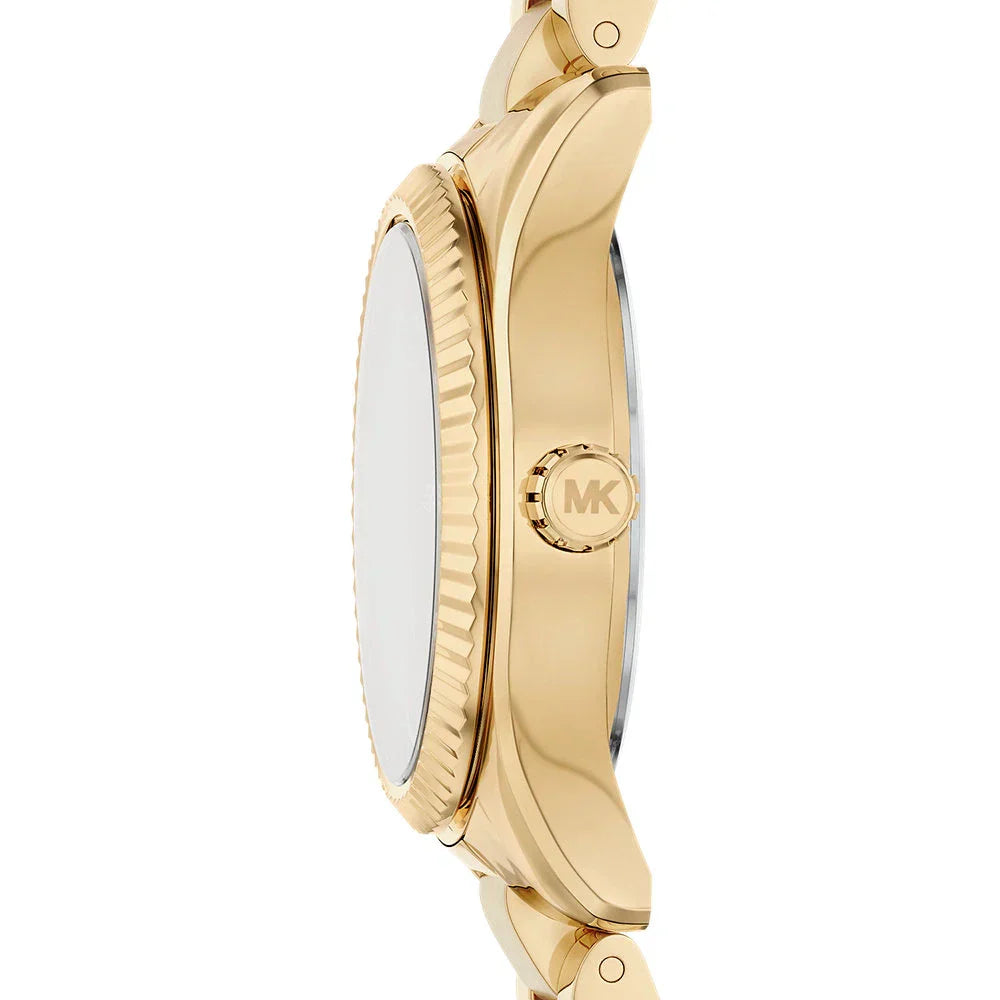 Michael Kors Petite Lexington MK7578 Gold Tone Tiger's Eye Dial Watch