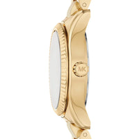 Michael Kors Petite Lexington MK7578 Gold Tone Tiger's Eye Dial Watch