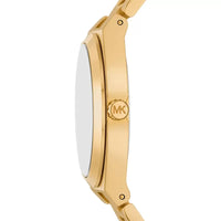Michael Kors MK7391 Women’s White Dial Gold Stainless Steel Lennox Watch