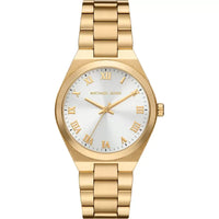 Michael Kors MK7391 Women’s White Dial Gold Stainless Steel Lennox Watch