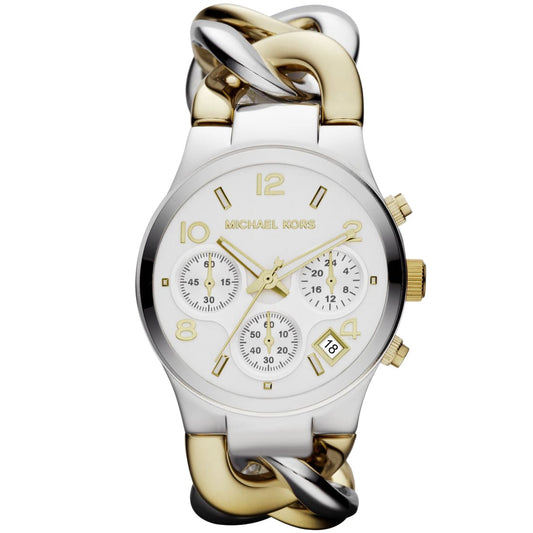 Michael Kors Runway Twist MK3199 Two-Tone Chain Watch