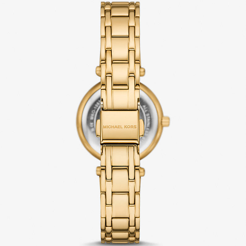 Michael Kors Lennox MK01083 Gold-Tone White Mother of Pearl Women's Watch