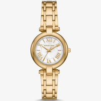 Michael Kors Lennox MK01083 Gold-Tone White Mother of Pearl Women's Watch