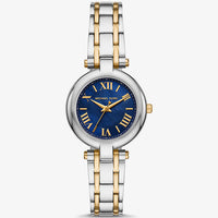 Michael Kors Lennox MK01085 Two-Tone Silver & Gold Blue Mother of Pearl Women's Watch