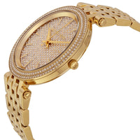 Michael Kors Darci MK3438 Gold-Tone Full Pavé Crystal Women's Watch