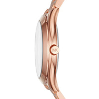 Michael Kors Slim Runway MK3513 Rose Gold-Tone Stainless Steel Women's Watch