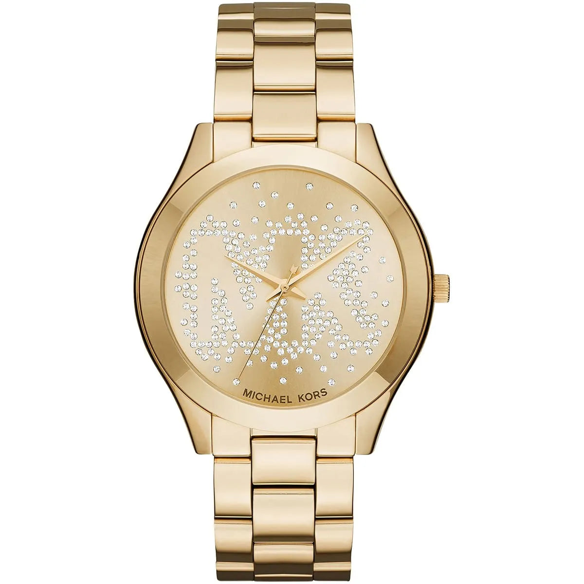 Michael Kors MK3590 Runway Slim Women’s Gold Crystal Dial Stainless Steel Watch