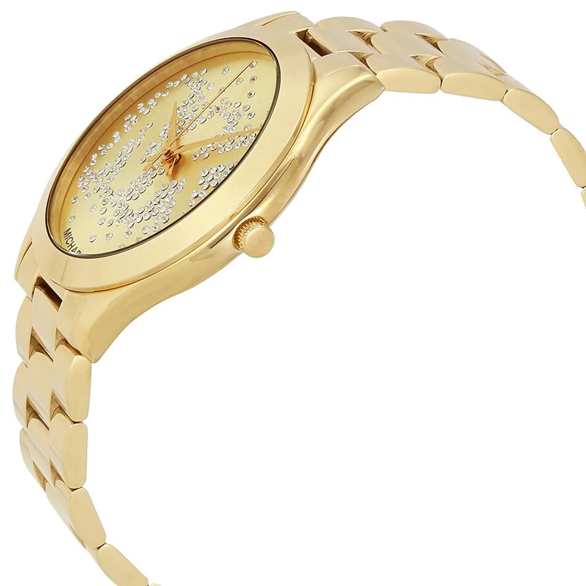 Michael Kors MK3590 Runway Slim Women’s Gold Crystal Dial Stainless Steel Watch