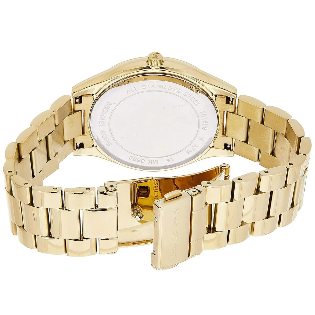Michael Kors MK3590 Runway Slim Women’s Gold Crystal Dial Stainless Steel Watch