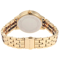 Michael Kors Melissa MK4395 Gold-Tone Tortoise Acetate Women's Watch