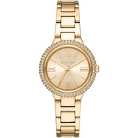 Michael Kors Macie mk4459Crystal Bezel Gold Dial Gold-Tone Stainless Steel Women's Watch