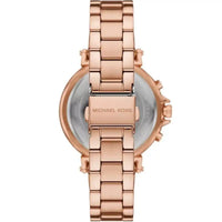 Michael Kors Raquel MK4688 Rose Gold-Tone Chronograph Geometric Case Women's Watch
