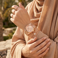 Michael Kors Raquel MK4688 Rose Gold-Tone Chronograph Geometric Case Women's Watch