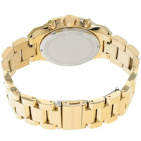 Michael Kors Raquel MK4690 Gold-Tone Chronograph Geometric Case Women's Watch