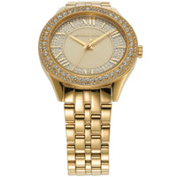 Michael Kors Harlowe MK4709 Gold-Tone Crystal Pave Women's Watch