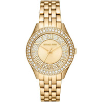 Michael Kors Harlowe MK4709 Gold-Tone Crystal Pave Women's Watch
