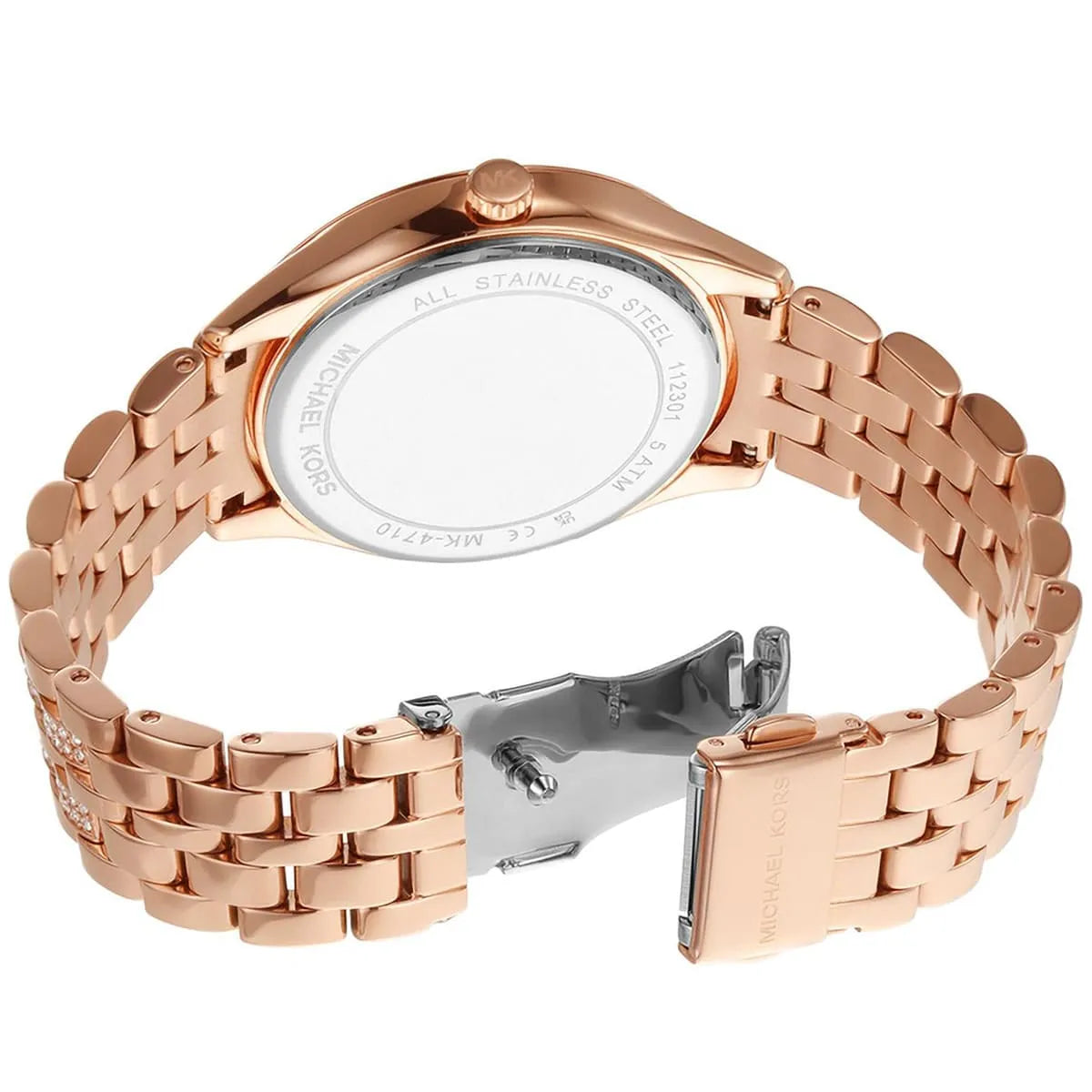 Michael Kors MK4710 Harlowe Women’s Rose Gold Crystal Dial Watch