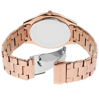 Michael Kors MK4733 Women’s Rose Gold Dial Stainless Steel Crystal Logo Watch