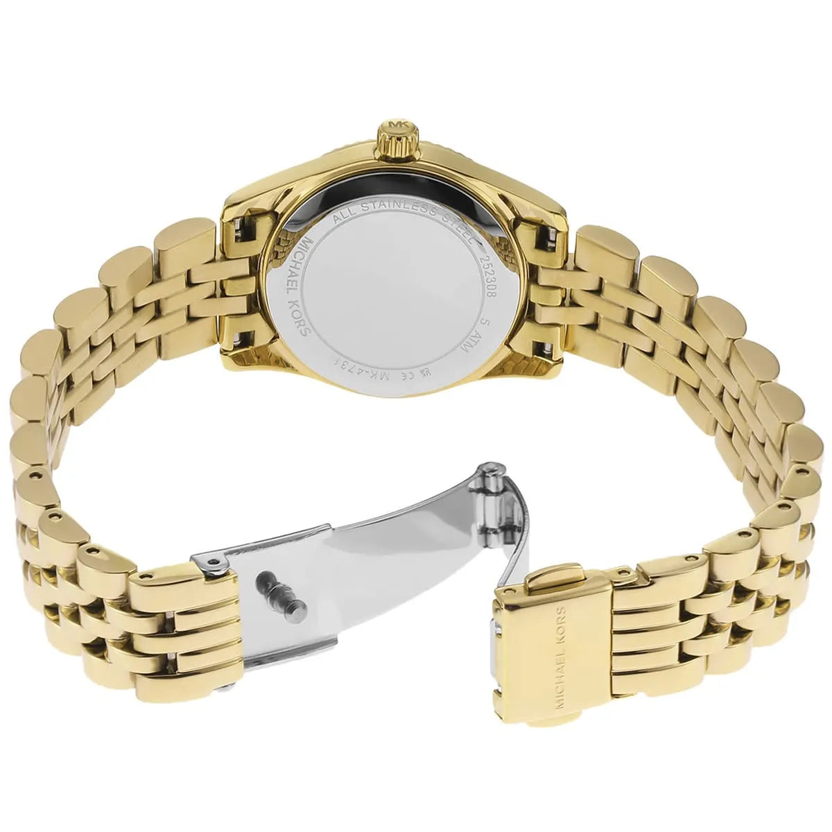Michael Kors Lexington MK4741 Women’s Gold Dial Stainless Steel Watch