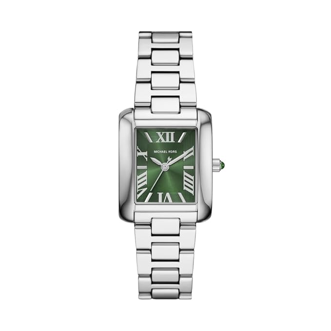 Michael Kors Emery MK4832 Green Dial Silver Stainless Steel Women's Watch