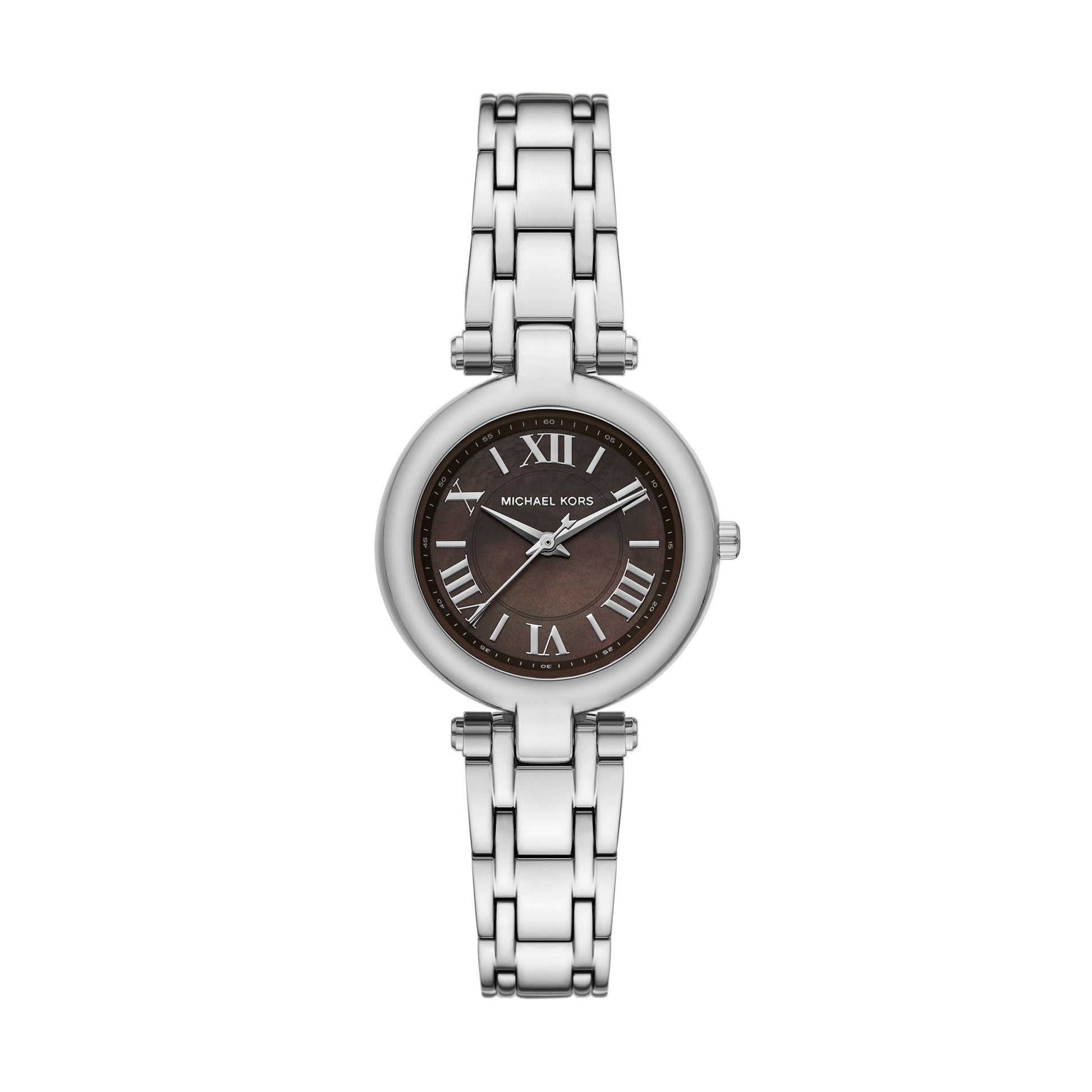 Michael Kors Lennox MK4894 Silver-Tone Grey Mother of Pearl Women's Watch