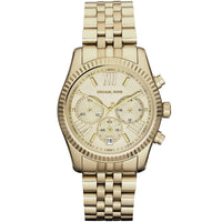 Michael Kors Lexington MK5556 Gold-Tone Chronograph Stainless Steel Women's Watch